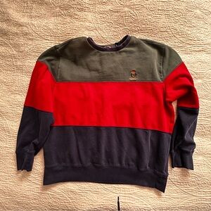 Chaps Multicolor Crewneck Sweater - Green, Red, and Navy